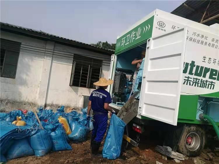 晋江工业污泥压干处理